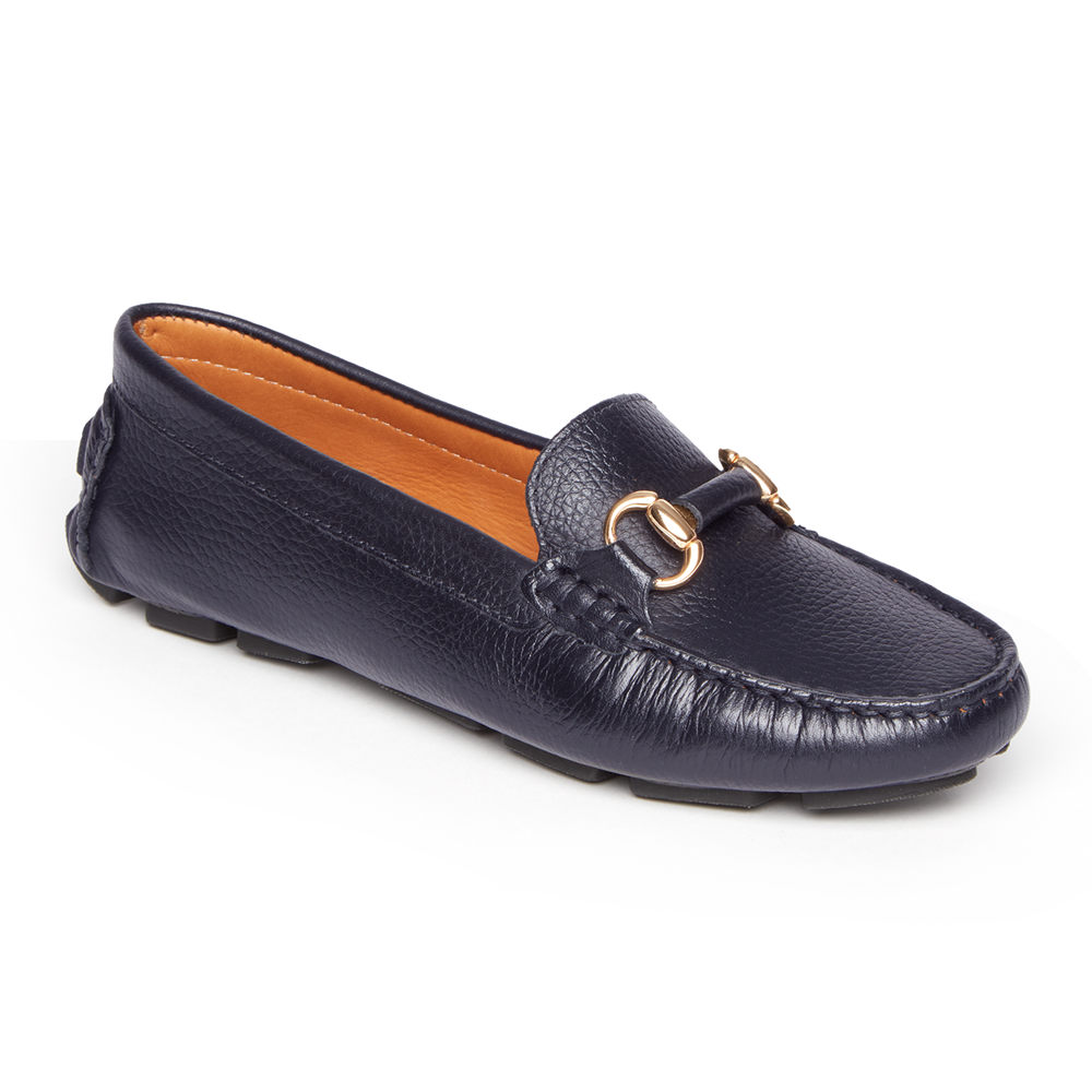 Rockport Loafers For Womens Navy - Bayview Bit Keeper - HE2431567